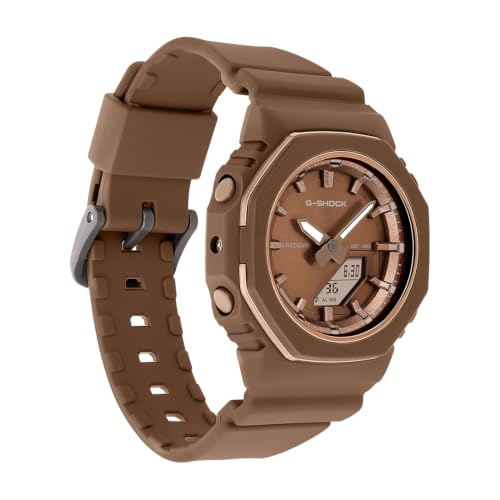 G-Shock Women GMA-P2110B-5ADR Analog Brown Dial Brown Bio-Based Resin Band Watch (G1841)