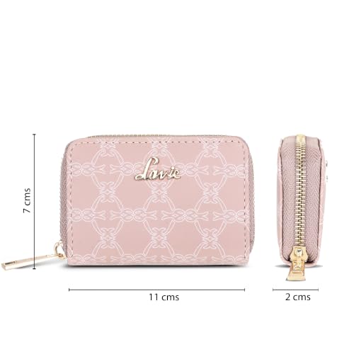 Lavie Women's Monogram Cruz Small Card Zip Around Wallet | Gift for Women