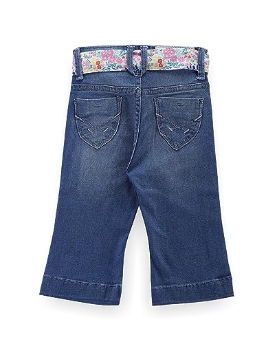 U.S. Polo Assn. Kids Bootcut fit Girls Cotton Jeans (UGJEN0124_Blue_36M)