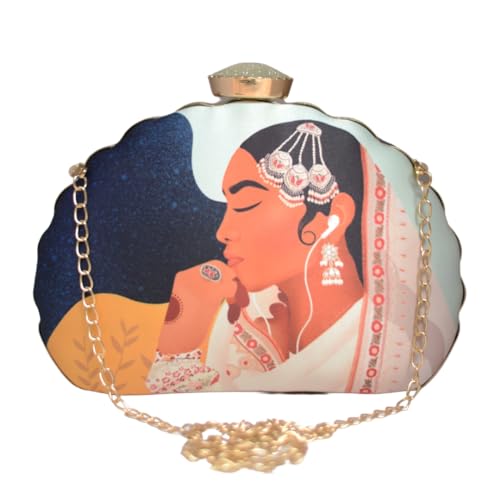 Artklim Mughal Queen Printed Clutch