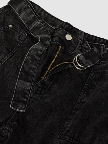 Max Girl's Relaxed Jeans (W24EFD02B_Black