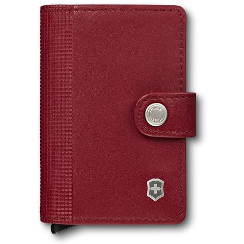 Victorinox Altius Secrid Wallet, Card Holder (0.1 kg), 10 cm, Red, Leather, 612680| RFID 6 Cards Slot