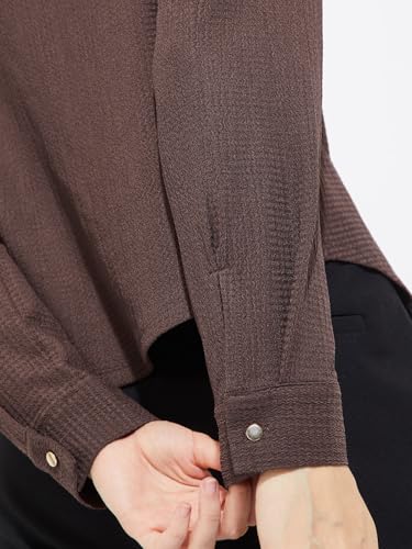 Max Women's Regular Fit Shirt (PA25SHRT08_Brown