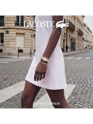 Lacoste Rene Qtz Basic White Rectangle Dial Women's Watch- 2001505