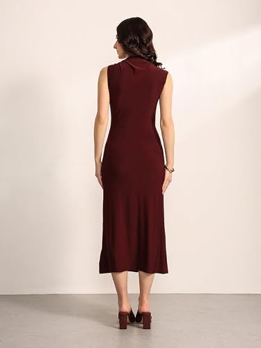 Kazo Cocktail Maxi Dress (Wine S)