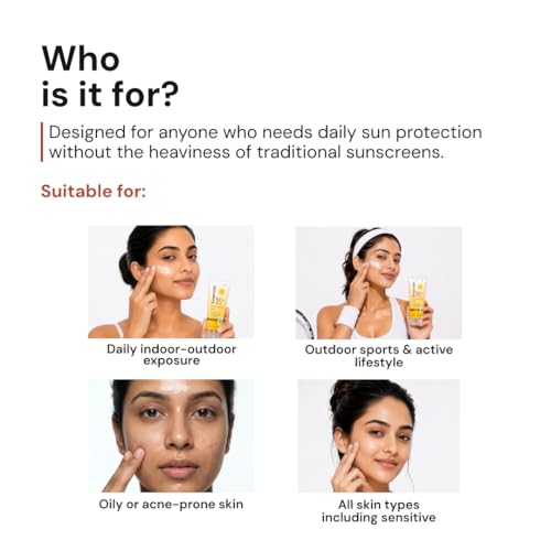 Sunprotek Sunscreen Gel SPF 50 PA++++ | Hydrating, Lightweight & Non-Greasy | No White Cast | Broad Spectrum UVA UVB | Clinically Tested | 100 g | Pack of 2