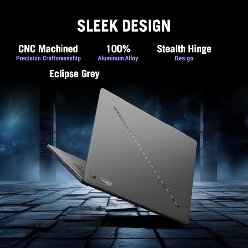 ASUS ROG Zephyrus G16,Intel Core Ultra 9 285H Gaming Laptop(RTX 5080-16GB/120W TGP/32GB/2TB/2.5K QHD+/16"/240Hz/Windows 11/M365 Basic (1Year)*/Office Home 2024/Eclipse Gray/1.95 Kg) GU605CW-QR133WS