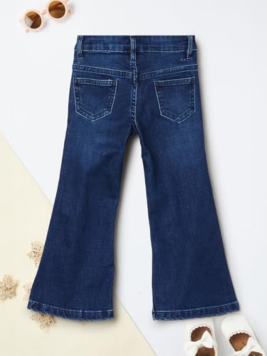 Max Girl's Regular Jeans (S725CFD51_Dark Blue
