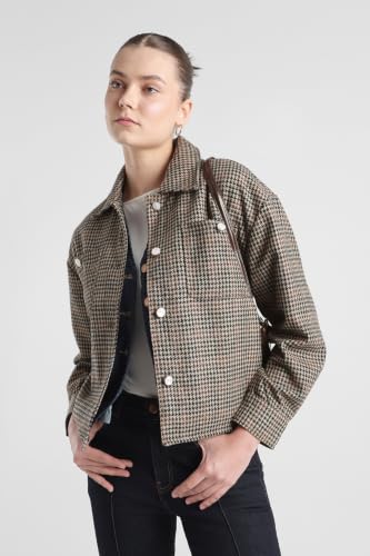 Women Multi Checked Casual Jacket