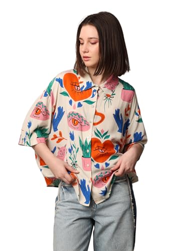 ONLY Women's Regular Fit Shirt (9008119-Cloud Dancer_Cloud