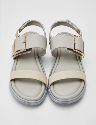 Catwalk Women Stylised Platforms Sandals 10172 (Grey-4)