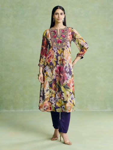 Aarke Ritu Kumar Multi Celestiall Kurta With Pant And Dupatta