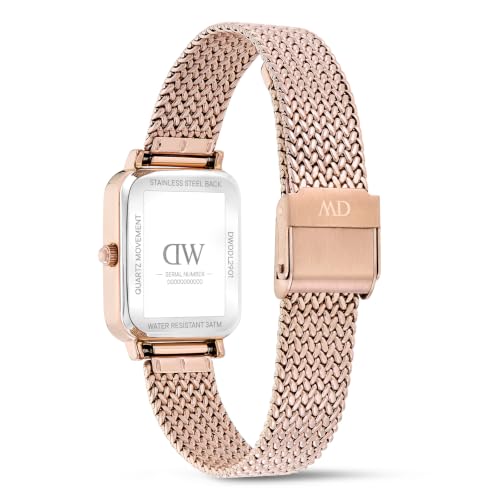 Daniel Wellington Square 24mm Green Dial Analog Women Watch - DW0DL2901