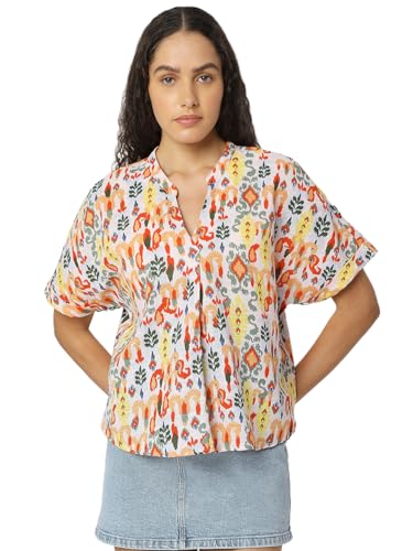 VERO MODA Women Regular Fit Multicolor Top