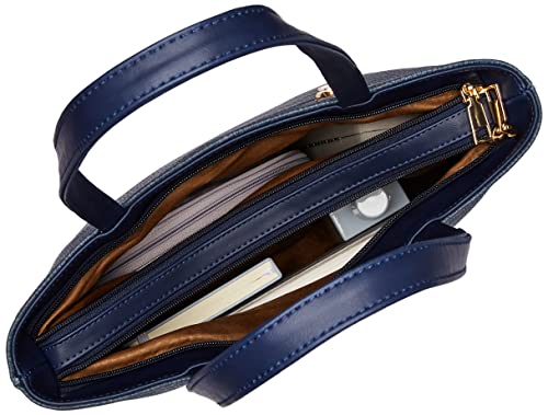 Caprese Womens Milan T Medium Dull Navy Classic Tote Bag