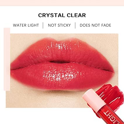 HANDAIYAN Light Gloss Lipstick Collection - 6 Shades of Nude Lip Gloss, Clear Lip Gloss, and Sexy Liquid Lipstick for Women and Girls in a Cute Lip Gloss Set (Set B) (SET B GLOSS)