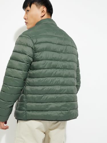 Max URB_N Men Packable Puffer Jacket (Green_L)