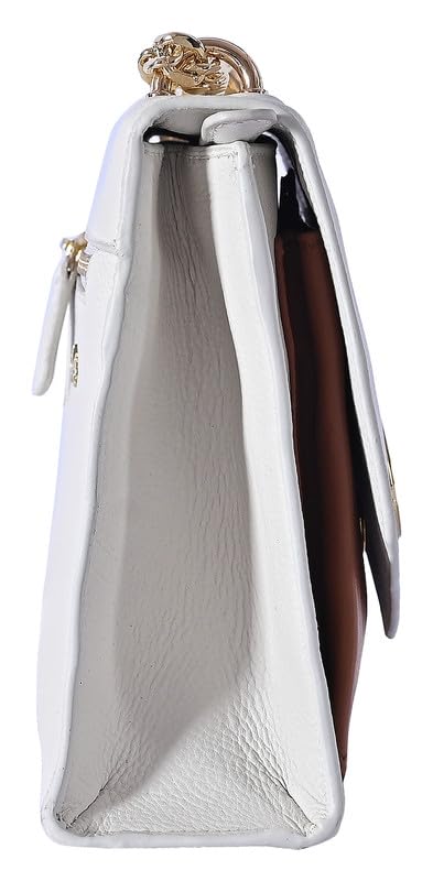 eske Lisbeth Genuine Leather Shoulder Bag (Vanilla Tan)