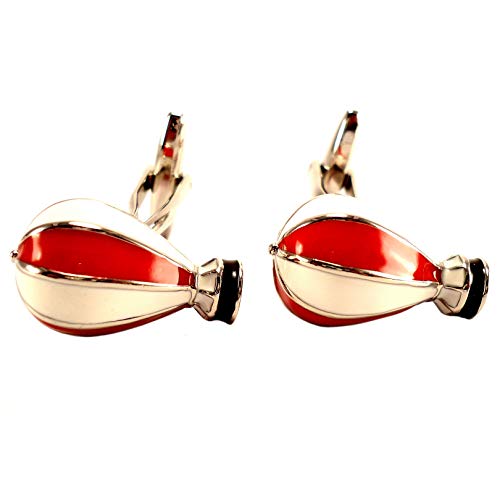 Peluche Enamel Hot Air Balloon Novelty Cufflinks for Men