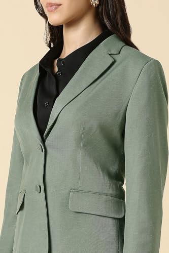 Women Green Blazer