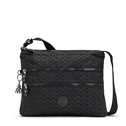 Kipling Womenââ‚¬â„¢s Alvar Crossbody, Super Light, Durable Messenger, Nylon Shoulder Bag, Signature Emb