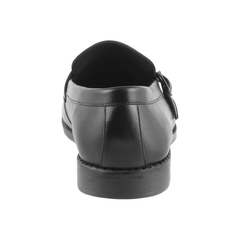 tresmode Bondy Black Men's Double Monk Shoes in Size 11 UK (45 EU)