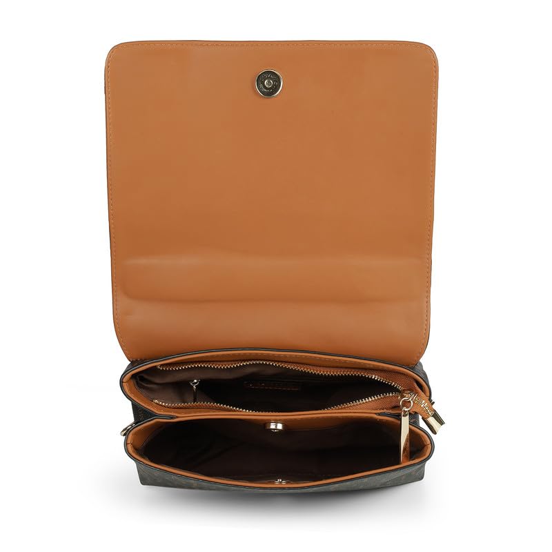 tresmode PALERMO Brown Women Vegan Leather Sling Bag