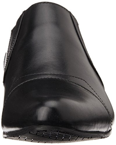 Hush Puppies Men's Frazer Slip On Black Leather Formal Shoes
