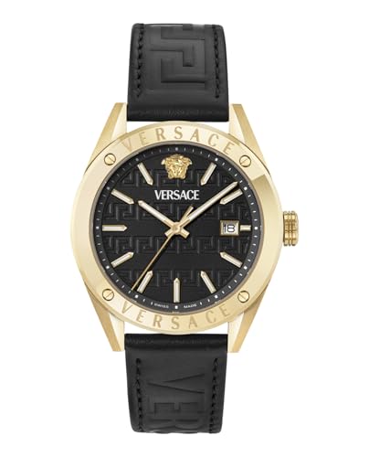 Versace Vekha Athletics 3 Hands 41 mm Black Dial Men Analog Watch- VEKHA0225