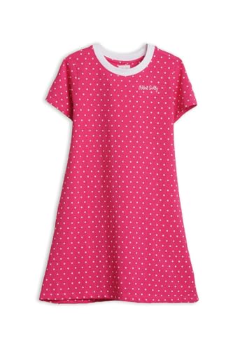 Allen Solly Girls Pink Dots Casual Dress