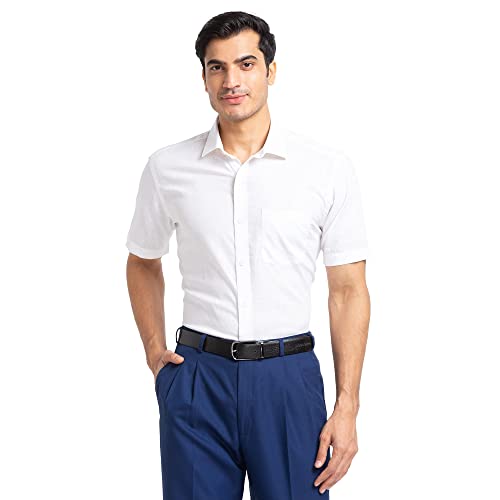 Park Avenue Regular Fit White Formal Shirt for Men