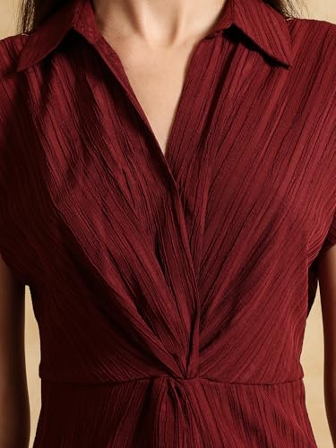 Kazo Ramona Midi Dress for Women Red