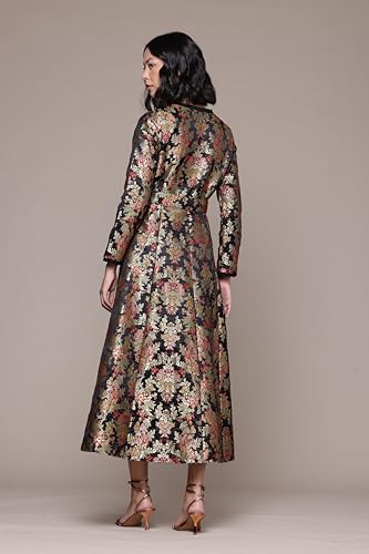 Aarke Ritu Kumar Black Yasmine Festive Long Dress