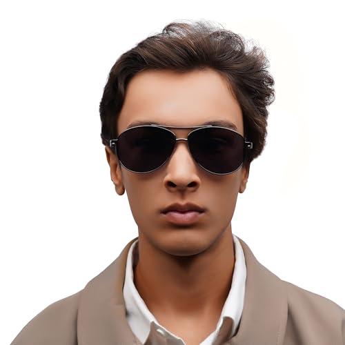 HIDESIGN Ulysses Aviator Sunglass - Black