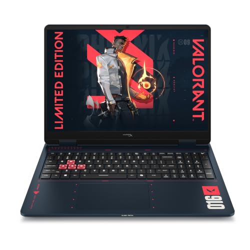 HP HyperX OMEN 16 (Valorant Edition) AMD Ryzen 7 8745HX, 8GB-RTX 5060, 16GB DDR5 (Upgradeable) Care