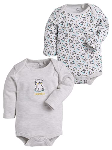 BABY GO 0-3M,3-6M,6-9M 100% Pure Cotton Romper/Sleep Suit/Comfort fit/Bodysuit for Baby Girls (Combo Pack of 2)