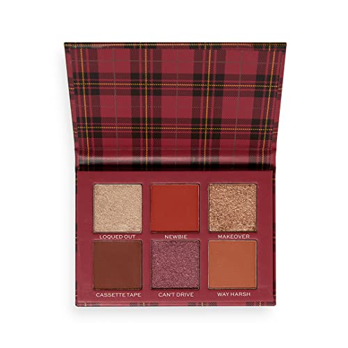 Makeup Revolution Clueless x Revolution Tai Rolling with the Homies Palette Nude Eyeshadow Long Lasting Multi Reflective Shimmer Matte Glitter Pressed Pearls Eye Shadow Makeup Pallet