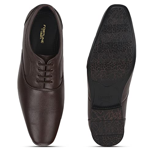 Liberty Men Hll-1 Brown Formal Shoes - 41 Euro