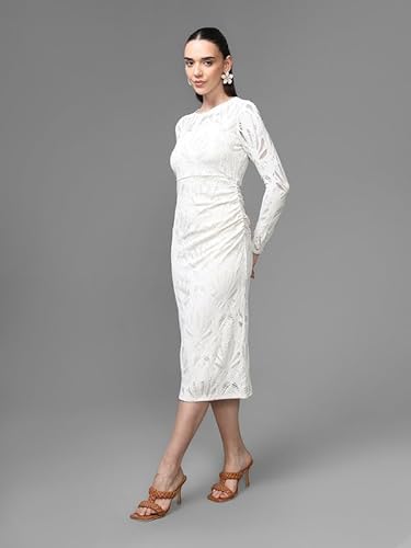 Kazo Piccadilly Midi Dress (White_L)
