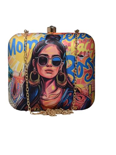 Classic Cool Girl Portrait Clutch