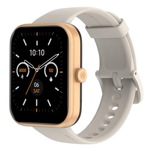 Noise Pulse 2 Max 1.85" Display, Bluetooth Calling Smart Watch, 10 Days Battery, 550 NITS Brightness, Smart DND, 100 Sports Modes, Smartwatch for Men and Women (Blush Beige)
