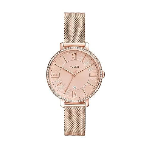 Fossil Analog Gold Dial Women's Watch ES4628