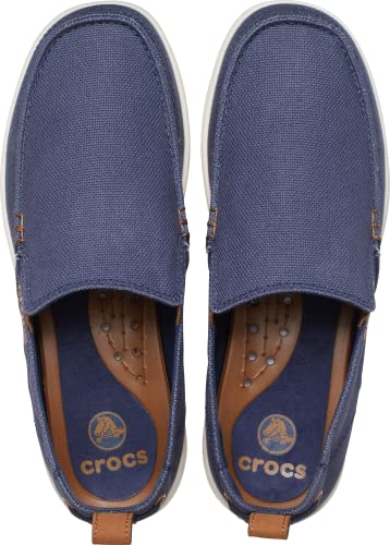 Crocs Mens Walu Navy/Stucco Loafer - 10 UK (M11) (11270)