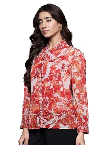 Aarke Ritu Kumar Rust Wild Lupine Shirt
