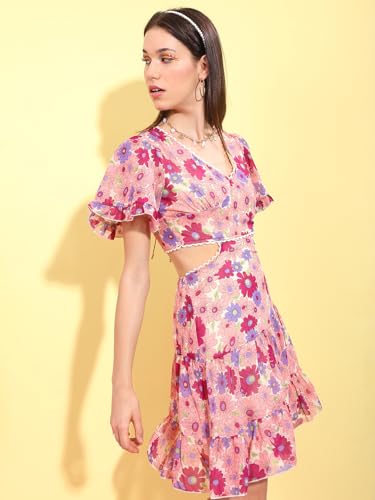 Tokyo Talkies Women Regular Fit TTJ6010889 Peach L