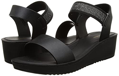 Bata Women's PIX-AW17 Black Sandals