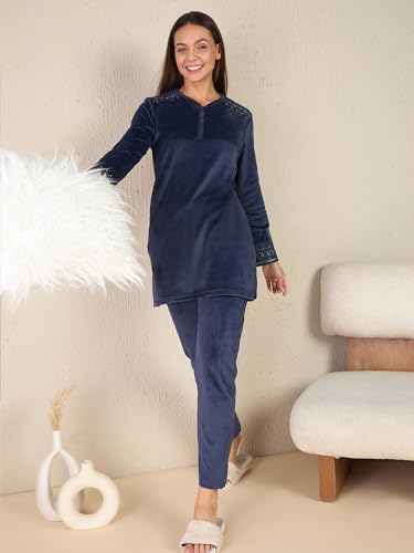 Sweet Dreams Women Solid Pyjama Set