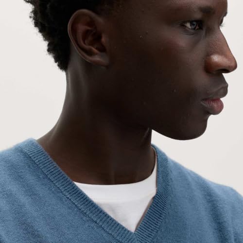 Marks & Spencer Cashmilon™ V-Neck Long Sleeves Sweater Blue