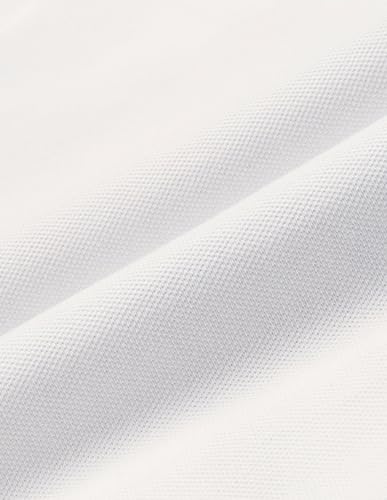 U.S. Polo Assn. Denim Co. Men's Graphic Printed Pure Cotton Polo Shirt Ivory