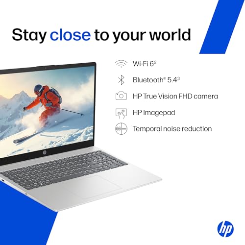 HP 15, AMD Ryzen 7 7730U (16GB DDR4, 512GB SSD) FHD, Anti-Glare, Micro-Edge, 15.6''/39.6cm, Win11, M365 Basic(1yr), Office Home24, Silver,1.59kg, FC0761AU, FHD Camera w/privacy shutter, Backlit Laptop